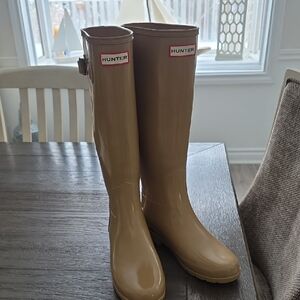 Hunter Tan Women's Winter & Rain Boots